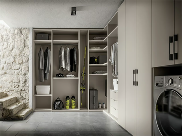 NAKED - Sectional wooden walk-in wardrobe by Santalucia Mobili - view 3